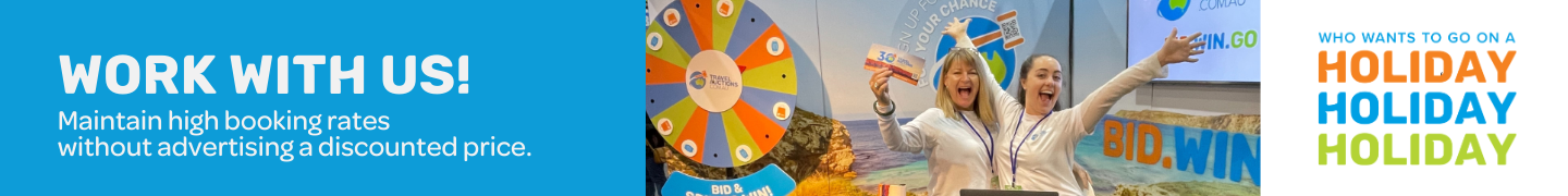 Travel Auctions Work With Us Banner