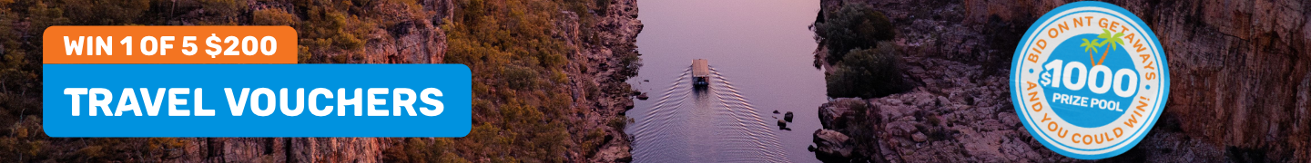 NT Bid & Win banner Travel Auctions